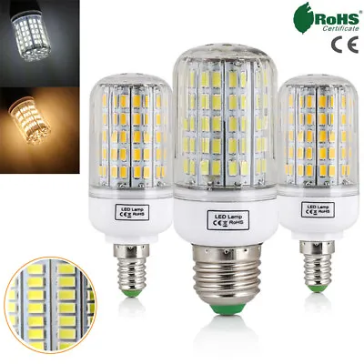 E27 E14 LED Corn Bulb 7W 12W 15W 20W 25W 45W Light 5730 SMD White Lamp 220V 110V • $1.97