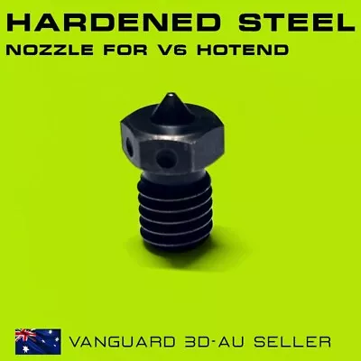 E3D V6 Hardened Steel Nozzle 0.4 Mm/ 1.75mm - Stock In Brisbane - AU Seller • $15.40