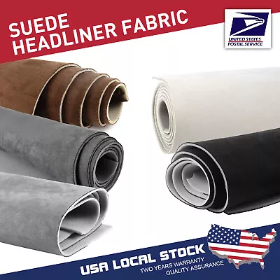 Automotive/Home/RV Micro-Suede Headliner Fabric Car Interior Roof Replacement • $30.99