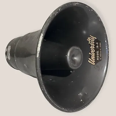 Vintage 8” Megaphone Speaker | University Model IB-8 15w 8ohms  • $39