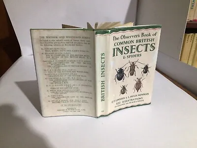 Observers Book Of Common British Insects 1953 2nd Ed + Copy D/J • £12.99