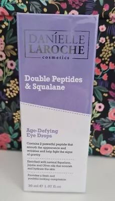 Danielle Laroche Double Peptides And Squalane Age Defying Eye Drops 30 Ml • £14.99