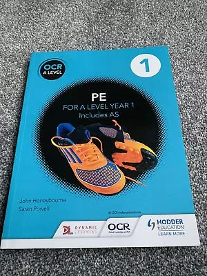 OCR A Level PE Book 1 By John Honeybourne 9781471851735 • £19.99