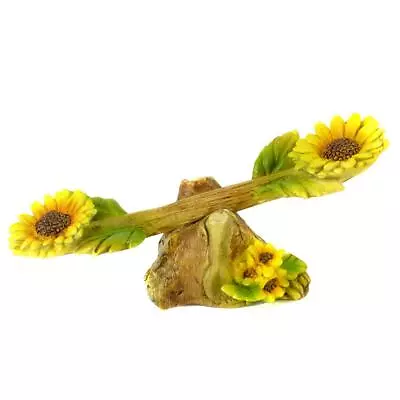 Miniature Dollhouse Fairy Garden Sunflower Seesaw - Buy 3 Save $5 • $10.40