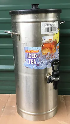 Bunn TDO-N-3.5 Iced Tea Dispenser 3.5 Gallon Round Urn Stainless Steel • $44.99