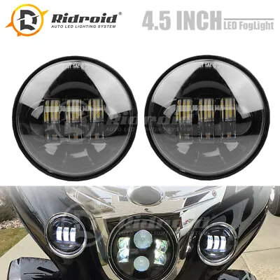 $32.99 • Buy 2PCS 4.5 Inch LED Passing Lights 4-1/2 Driving Fog Lights Auxiliary Spot Lights