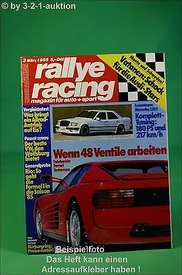 Rally Racing 3/85 Ferrari Testarossa Md 230E VW Passat • $10.04