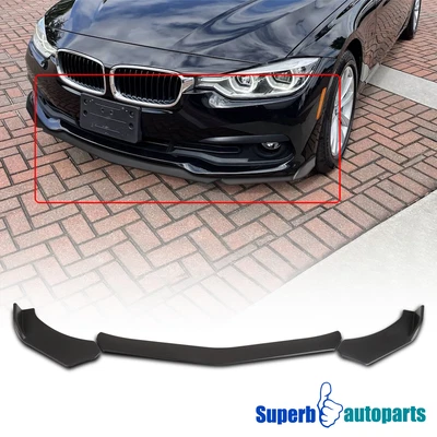$26.98 • Buy Universal Honda Mazda BMW Benz Audi Front Bumper Lip Lower Spolier Splitter 3PC