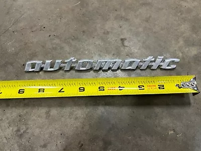 $38.99 • Buy 9  OEM German Volkswagen Bug Beetle VW Rear Deck Lid Automatic Emblem Script