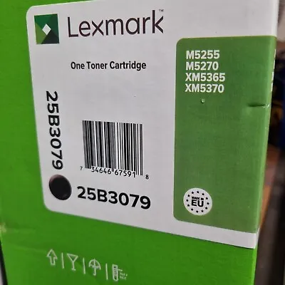 Lexmark 25B3079 Toner Cartridge Black (M5255/M5270/XM5365/XM5370 Printers) • £125