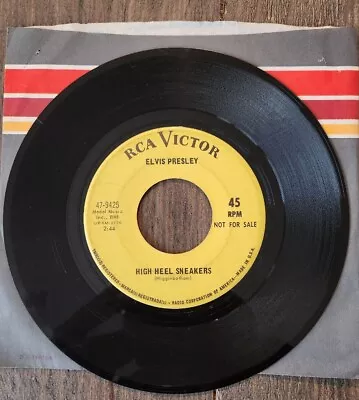 Elvis Presley Promo 45 High Heel Sneakers / Guitar Man RCA 47-9425 • $15