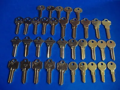 Lot Of 35 Most Popular Key Blanks Home And Office Kwikset Schlage Arrow Yale Usa • $26.49