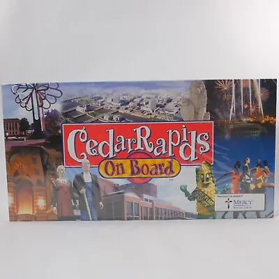 Cedar Rapids IOWA On Board Game Monopoly RARE NEW SEALED • $299