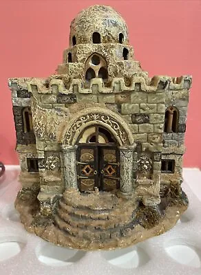 Mercansia Hand Painted Ceramic Mini Castle Barco Y Figure  • $63.65