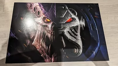 Warhammer 40k Leviathan Poster Space Marine And Tyranid NEW • £8.65