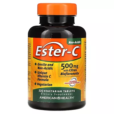 Ester-c With Citrus Bioflavonoids 500 Mg 225 Vegitabs By American Health • $23.67
