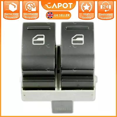 Electric Power Window Control Switch  - 7E0959855A9B9 7E0959855A 7E0959855B • £10.99