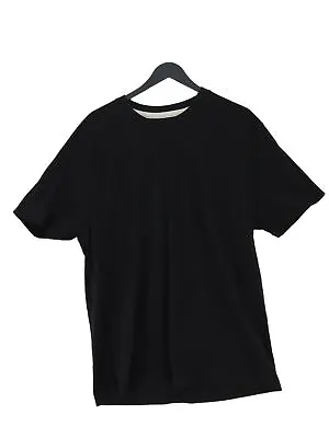 Charles Wilson Men's T-Shirt XL Black 100% Cotton Basic • £8.90