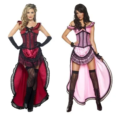 $61.56 • Buy Saloon Girl Costume Adult Can Can Dancer Halloween Fancy Dress