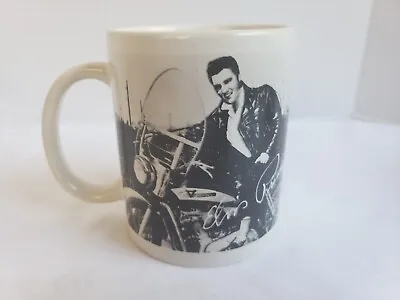 Elvis Presley Mug Cup Signature Series Motorcycle  # A • $8.95