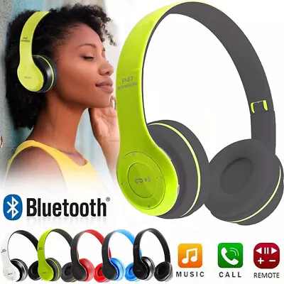 Wireless Headphones Noise Cancelling Bluetooth 5.0 Earphone Headset With Mic AU • $18.41