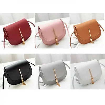 Ladies Cross Body Flap Messenger Bag Women Shoulder Over Bags PU Lather Handbags • $15.39