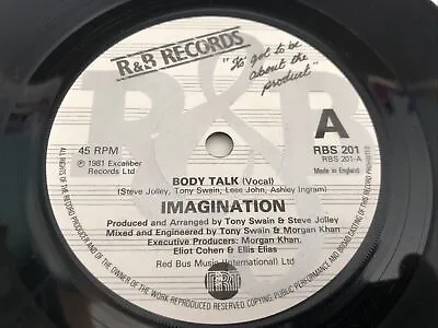 Imagination - Body Talk 7  Vinyl Single Record  • £3.49