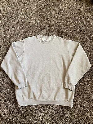 Vintage Adidas Crewneck Sweatshirt Embroidered Center Logo Size XXL Mock Neck • $32.99