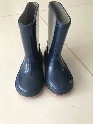 Wellington Boots Blue Infant Boys Children’s Footwear 4 • £4.99