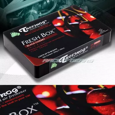 Tree Frog Black Cherry Natural Extreme Car Air Freshener Fresh Box Universal • $9.20