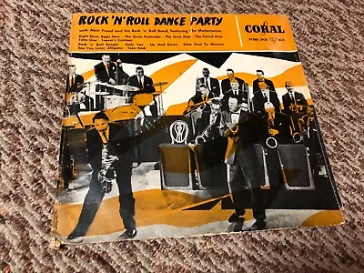 Rock N Roll Dance Party Alan Freed Coral 97 008 Modernaires 1956 Album Tested! • $18