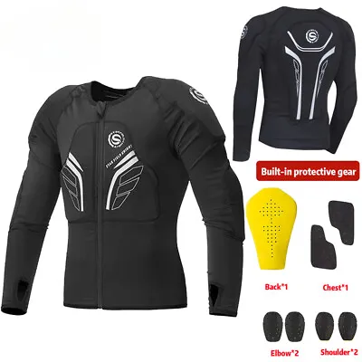 Motorcycle Armor Jacket Full Body Protection Men Coat Motocross Body Armour New • $95.62