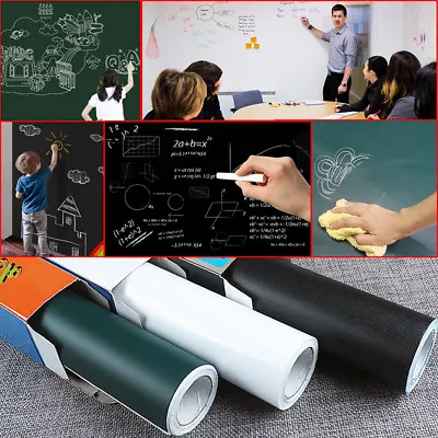 $14.98 • Buy Chalk Board Blackboard Wall Sticker Removable Chalkboard Decal For Kids Students