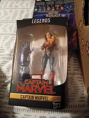 Hasbro Marvel Legends BAF Kree Sentry Series Captain Marvel With Cat • £15