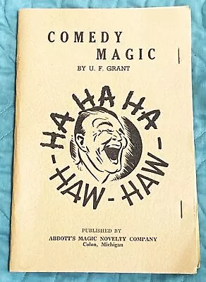 U F Grant / COMEDY MAGIC 1941 • $42.50