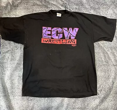 Original ECW Wrestling T-Shirt Let Ass Kickin Begin Vintage WCW WWE WWF HARDCORE • $200