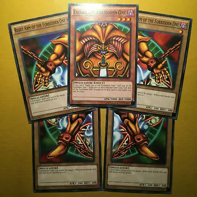 £19.95 • Buy YuGiOh! Exodia The Forbidden One Set ~ All 5 Cards/pieces ~ Brand New Mint Cards