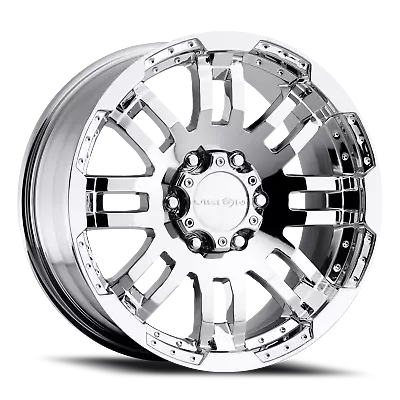 4 New 17X8.5 18 6X114.3 6X4.5 Vision Warrior Chrome Wheels/Rims 17 Inch 23960 • $968