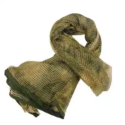 New Camouflage Netting Tactical Mesh Breathbale Sniper Face Veil Scarves Hunting • $19.14