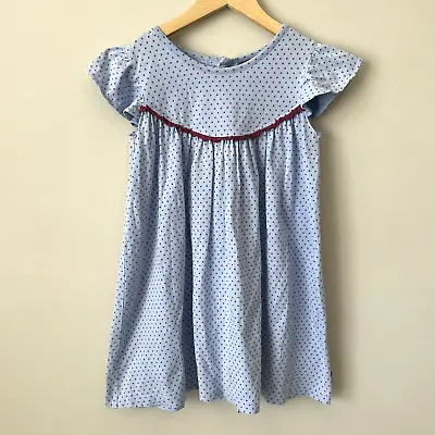 Matilda Jane Lap Dress Girls Sz 6 Luna Dot Character Counts Heart Soul Pride HTF • $20.49