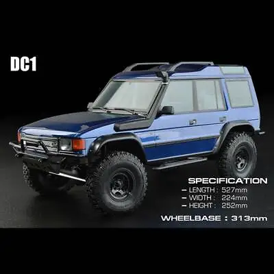 MST 1/10 CFX-WS 313mm Wheelbase DC1 Dark Blue Pre-Painted Body RC Crawler RTR • $319.55