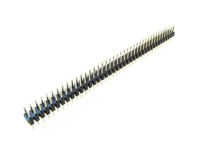 2x40 Dual Rows 2.0mm Male Pin Straight Header - Pack Of 5 • $1.85