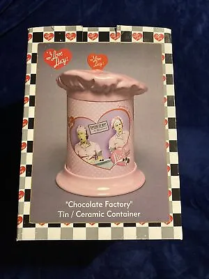 I Love Lucy Chocolate Factory Episode Cookie Jar Tin Canister • $105.99