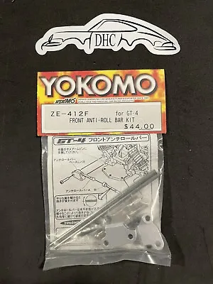 Yokomo Vintage RC Car Part # ZE-412F Front Anti-Roll Bar Kit For GT-4 • $44.99
