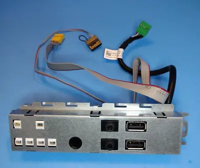 Dell OptiPlex 3020 SFF USB 2.0 Ports Audio Jack Front I/O Panel Assembly 3D62W • $5.89