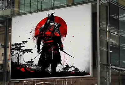 Samurai Warrior Poster Wall Art Japan Japanese Sword Art Fantasy Print -a3 A4 • £12.45