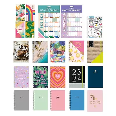 £4.49 • Buy 2023 - 2024 A5/A4 Academic Mid Year Page A Day / Week To View Student Diary UK