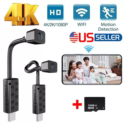 Mini Hidden Spy Camera Home Security Nanny Cam Full HD 1080P Audio Video DVR DV • $14.98