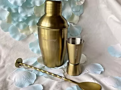 £14.99 • Buy TANQUERAY Cocktail Set . Shaker Measure And Stirrer. New.