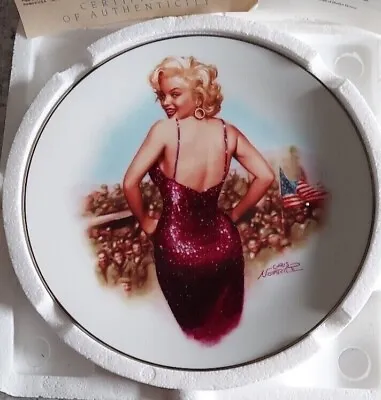 Bradford Exchange Collector Plate Marilyn Monroe “For Our Boys In Korea 1954” • $11